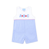 Apple & ABC Light Blue Gingham Jon Jon
