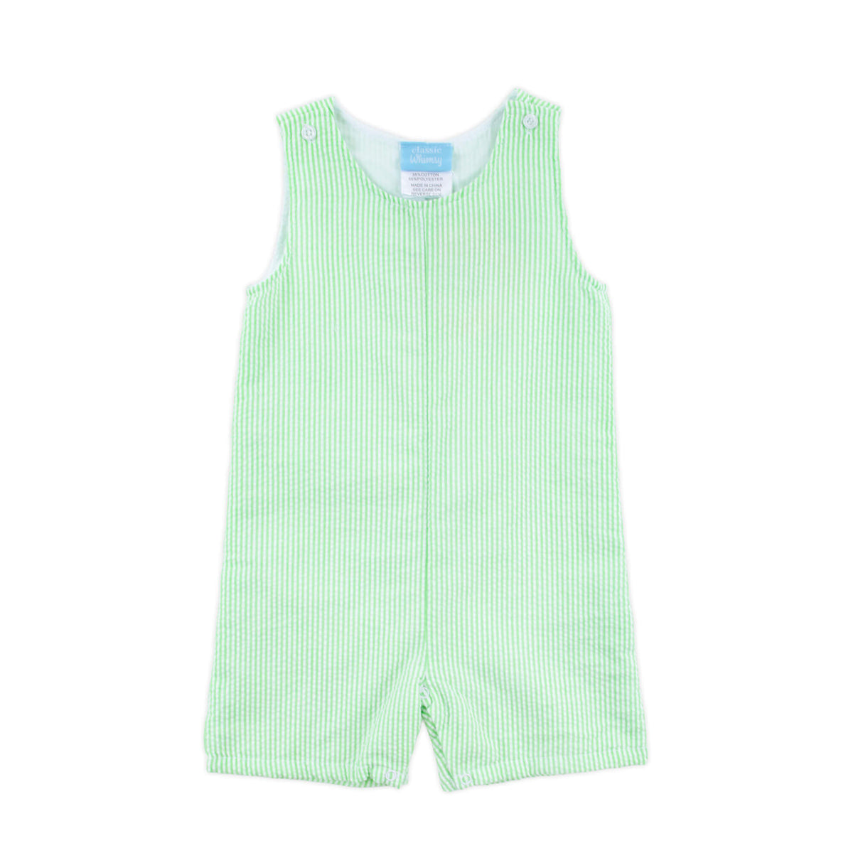 Green Stripe Seersucker Jon Jon