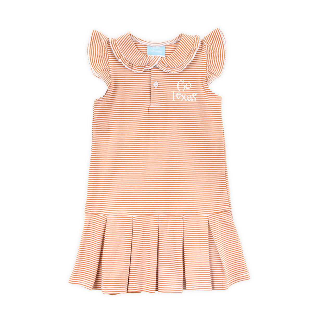 Burnt Orange Stripe Ruth Dress
