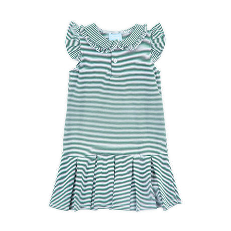Hunter Green Stripe Ruth Dress