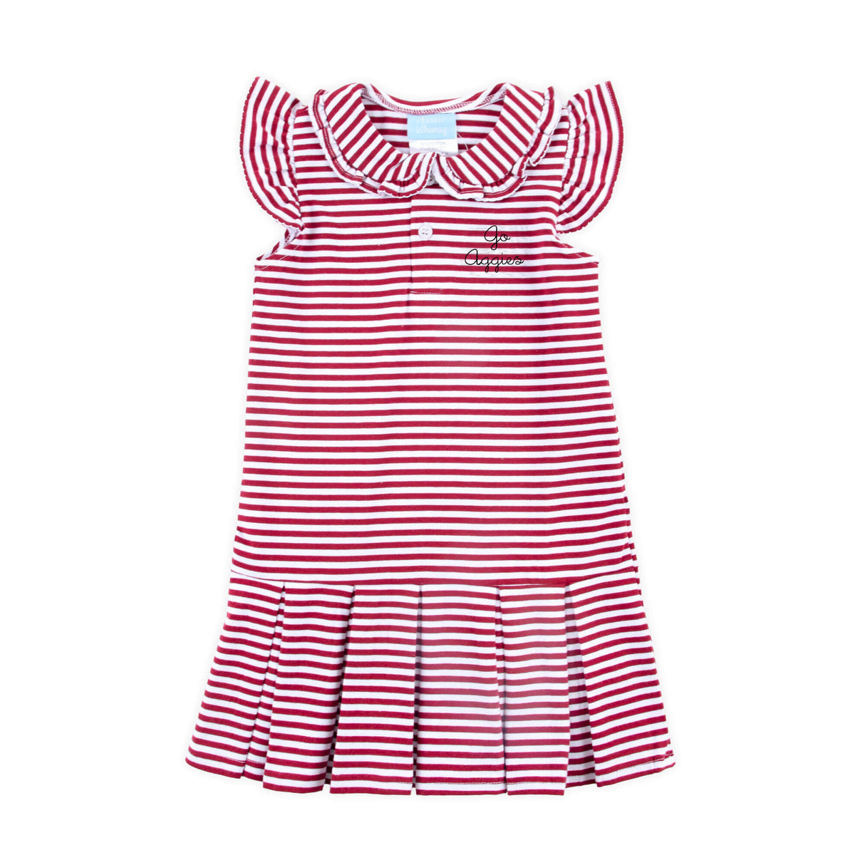 Maroon Stripe Ruth Dress