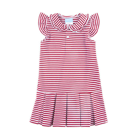 Maroon Stripe Ruth Dress