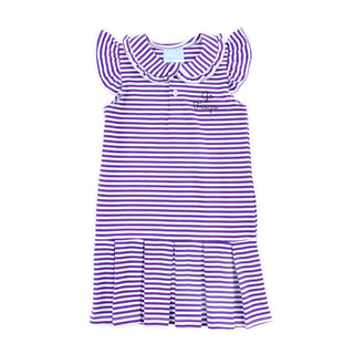 PURPLE STRIPE RUTH DRESS