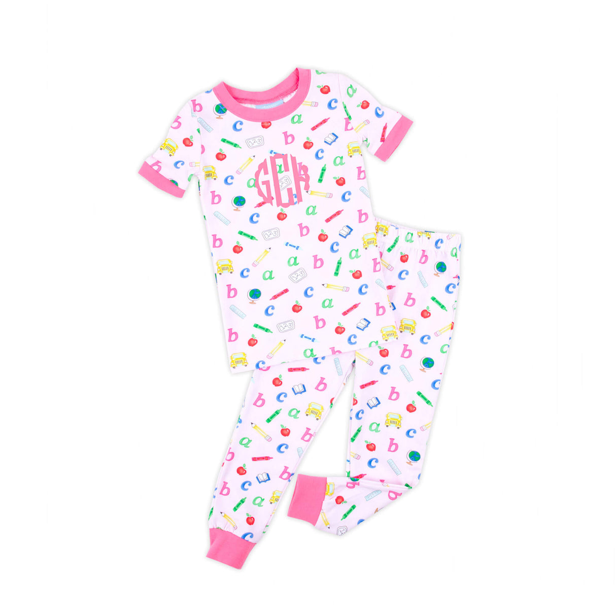 Easy as ABC Pink Pajamas