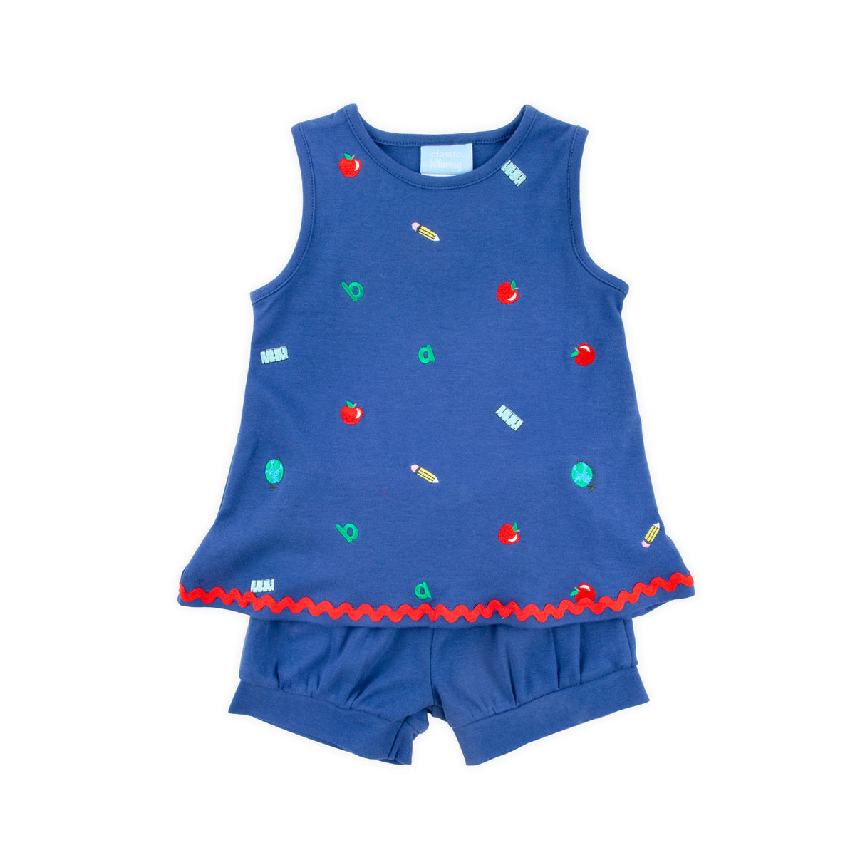 School Rules Blue Gingham Eleanor Short Set