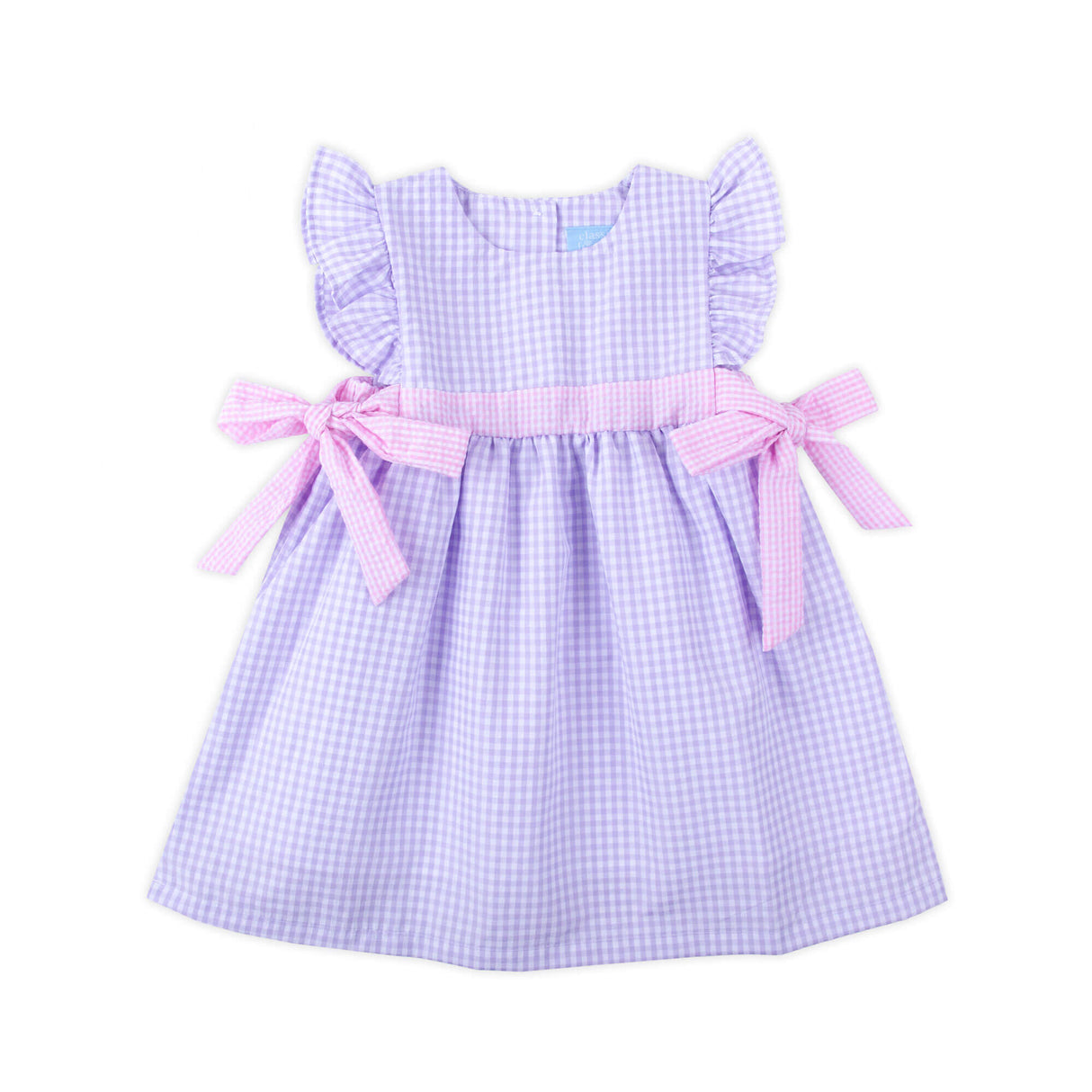 Lavender Gingham Avery Dress