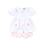 Cute As A Pumpkin Pink Stripe Caroline Short Set