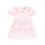 Cute as a Pumpkin Pink Stripe Caroline Dress