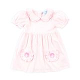 Cute as a Pumpkin Pink Stripe Caroline Dress