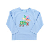 Turkey Tractor Light Blue Stripe Long Sleeve Shirt