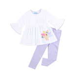 Turkey Purple Stripe Sophia Legging Set