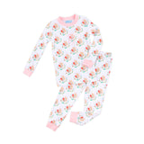 Feathery Turkey Pink Pajamas