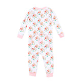 Feathery Turkey Pink Zip Sleeper