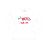 Firefighter White Long Sleeve Shirt