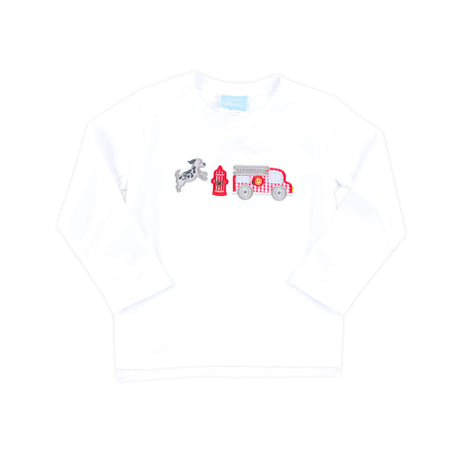 Firefighter White Long Sleeve Shirt