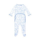 Pumpkin Blue Toile Zip Sleeper