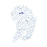 Pumpkin Blue Toile Pajamas