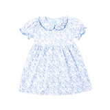 Pumpkin Blue Toile Gwen Dress