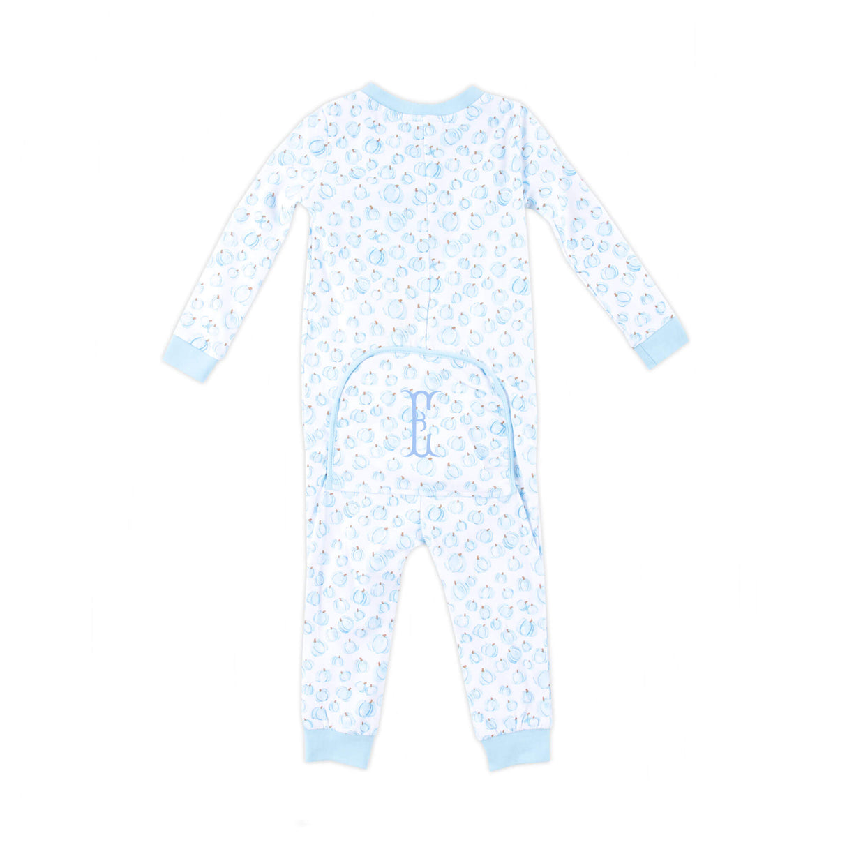 Little Pumpkin Patch Blue Zip Sleeper