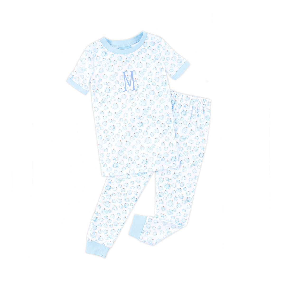 Little Pumpkin Patch Blue Pajamas