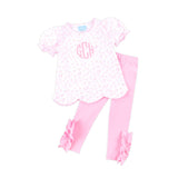 Little Pumpkin Patch Pink Legging Set