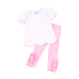 Little Pumpkin Patch Pink Legging Set