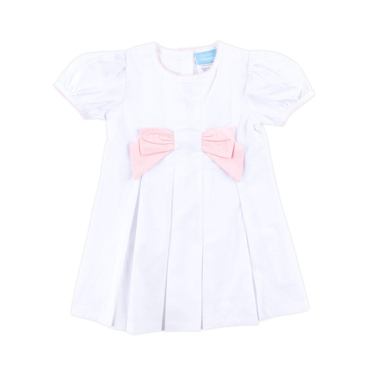 White & Pink Isabella Dress