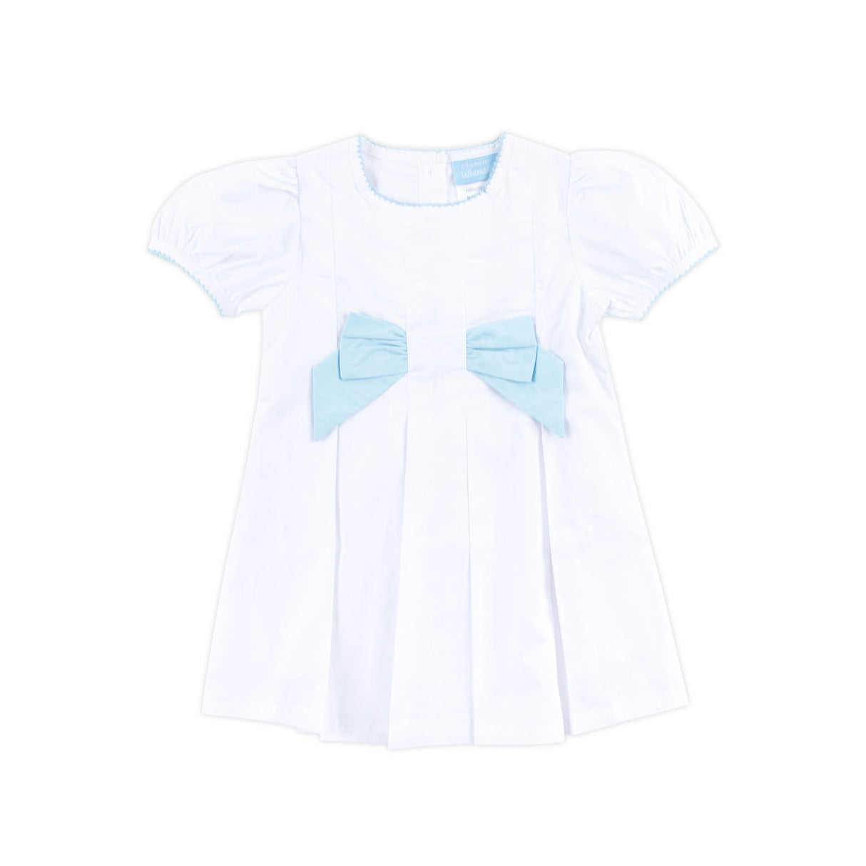 White & Blue Isabella Dress