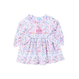 Birthday Girl Ruffle Collared Long Sleeve Dress