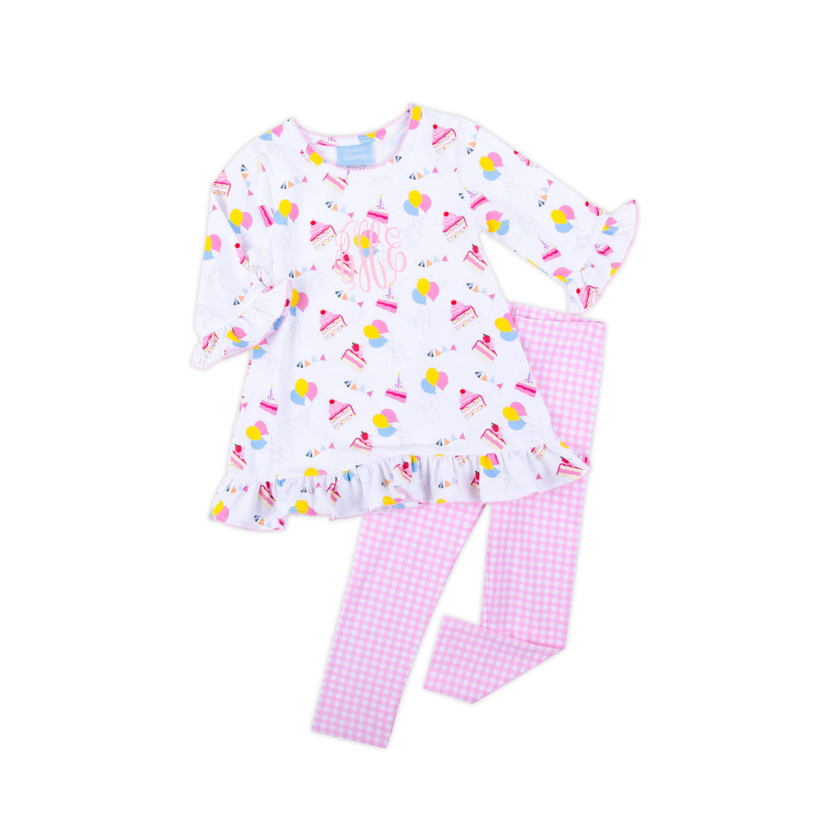 Birthday Cake Long Sleeve Milly Legging Set