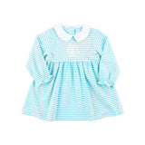 Turquoise Stripe Riley Dress