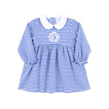 Royal Blue Stripe Riley Dress