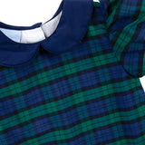 Hamilton Plaid Navy & Green Sally Dress