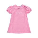 Pink Corduroy Collared Sally Dress