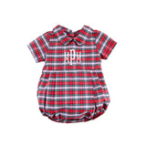 Seattle Red Plaid Collared Bubble