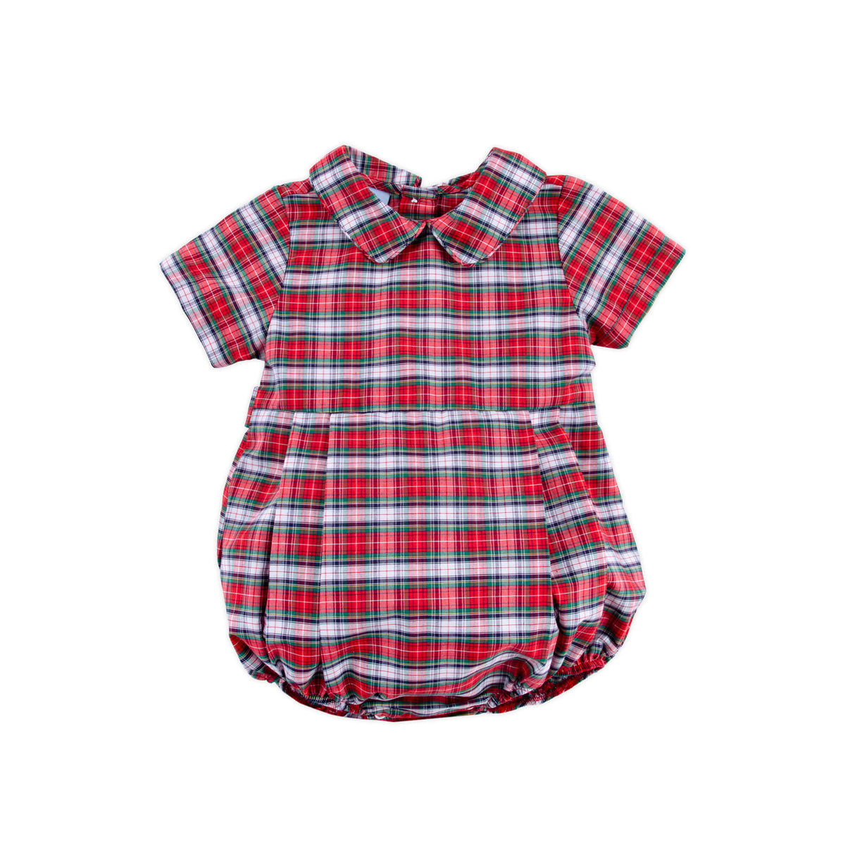 Seattle Red Plaid Collared Bubble