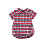 Seattle Red Plaid Collared Bubble