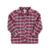 Seattle Red Plaid Button Down Shirt