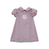 Christmas Card Gingham Sally Dress