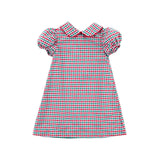 Christmas Card Gingham Sally Dress