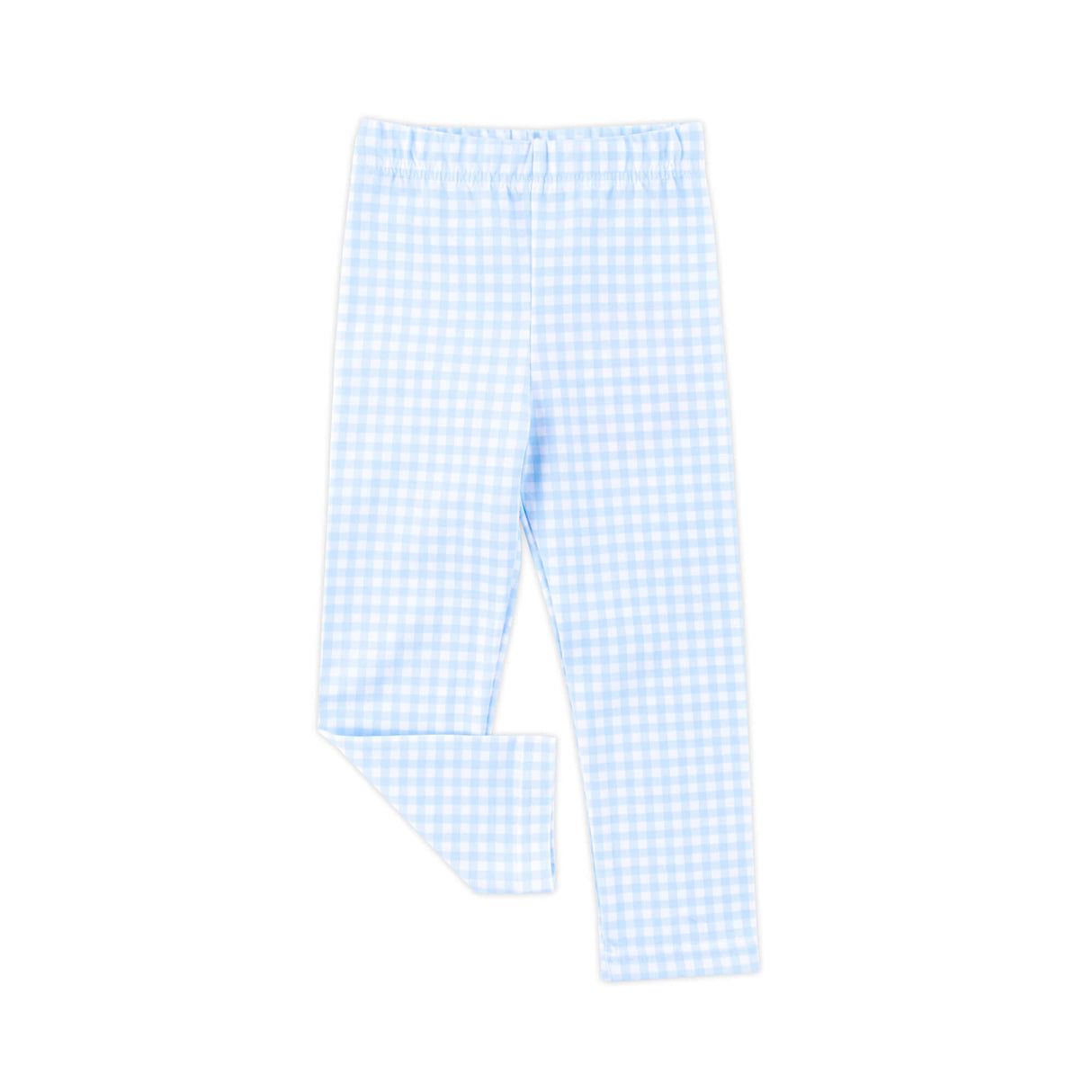 Pink And Blue Gingham Pants