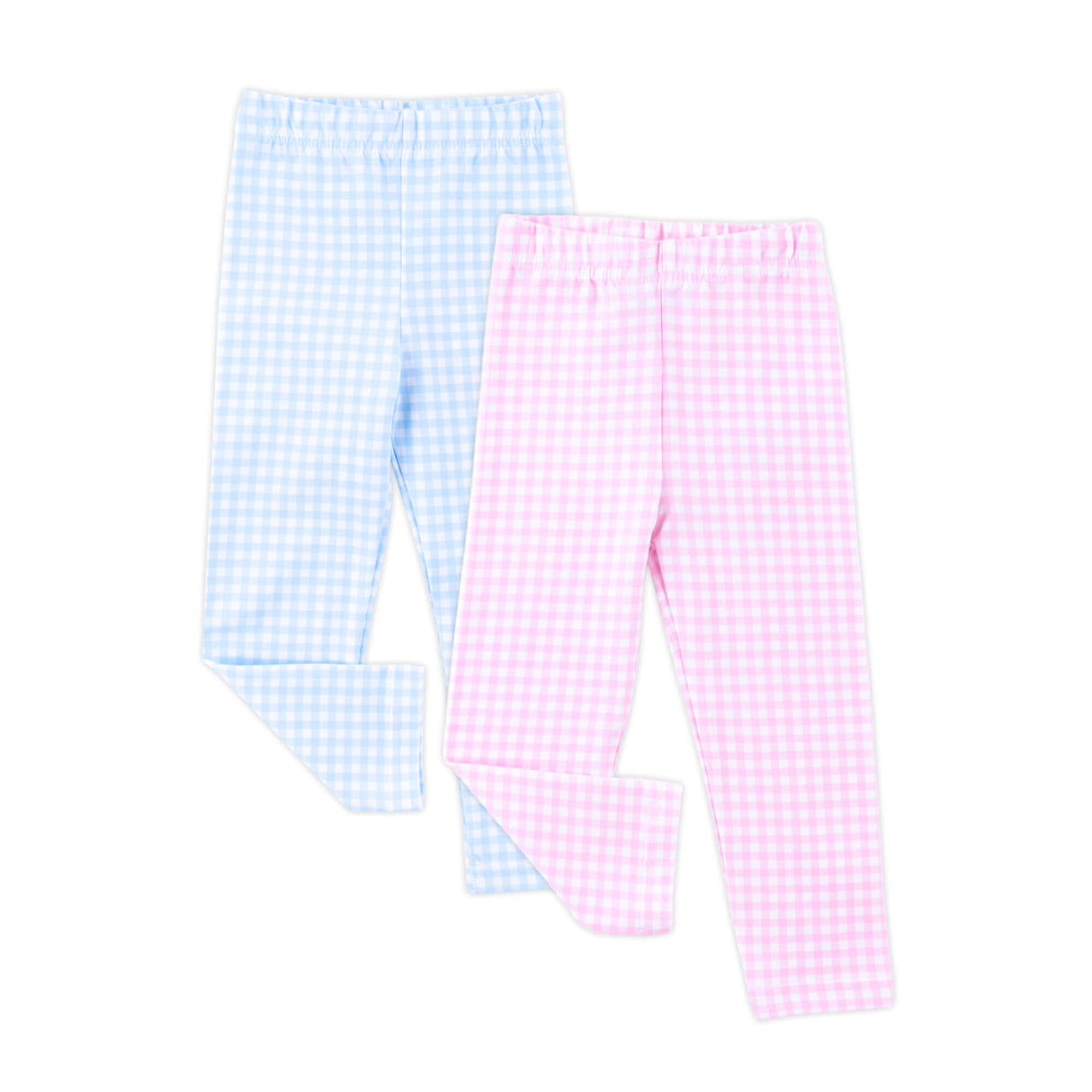 Pink And Blue Gingham Pants