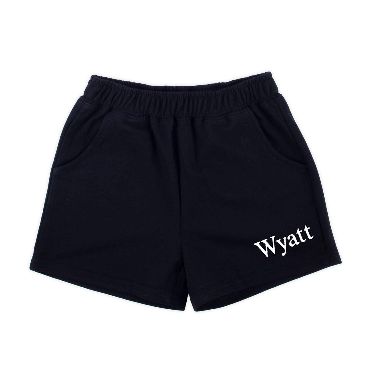 Black French Terry Shorts