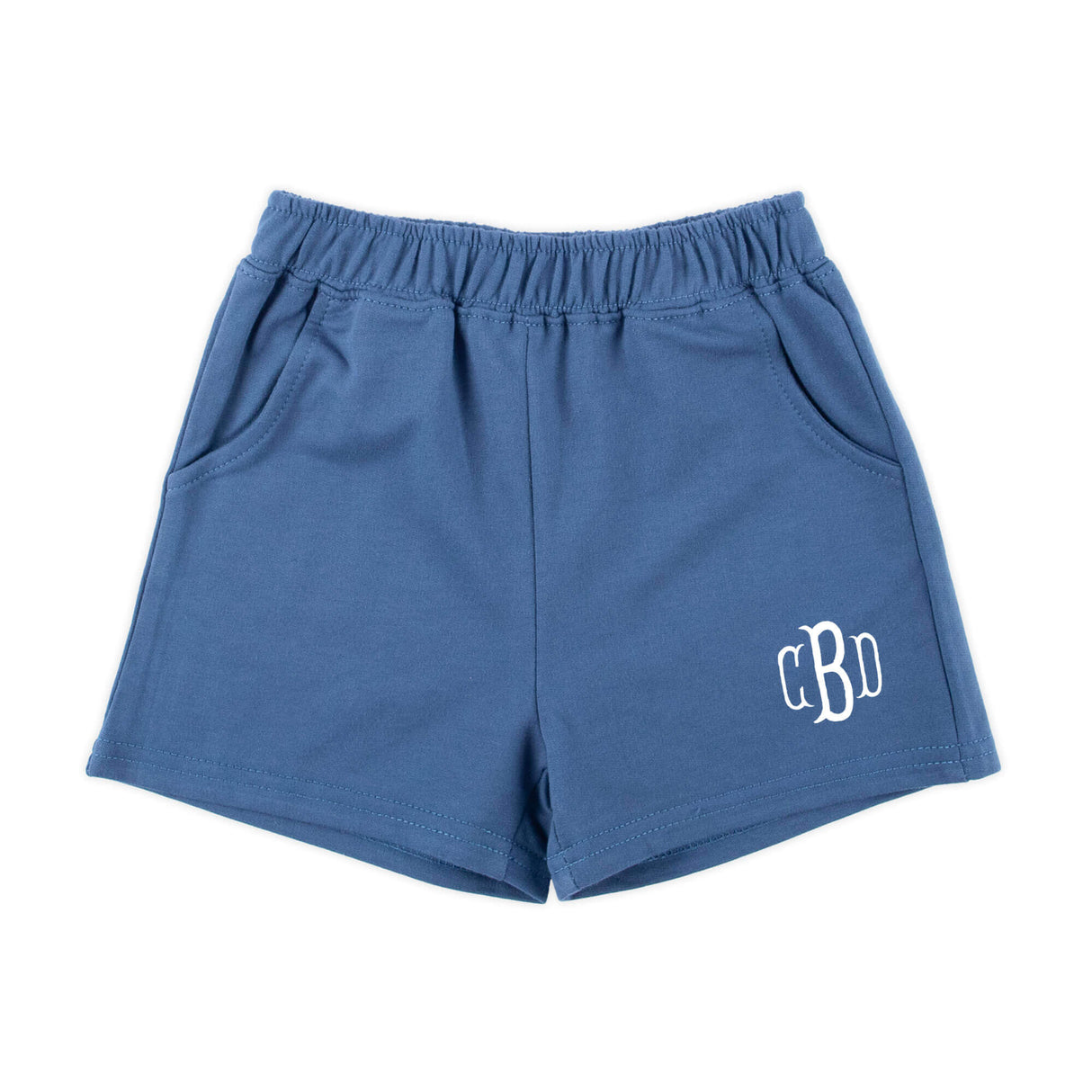 Blue French Terry Shorts