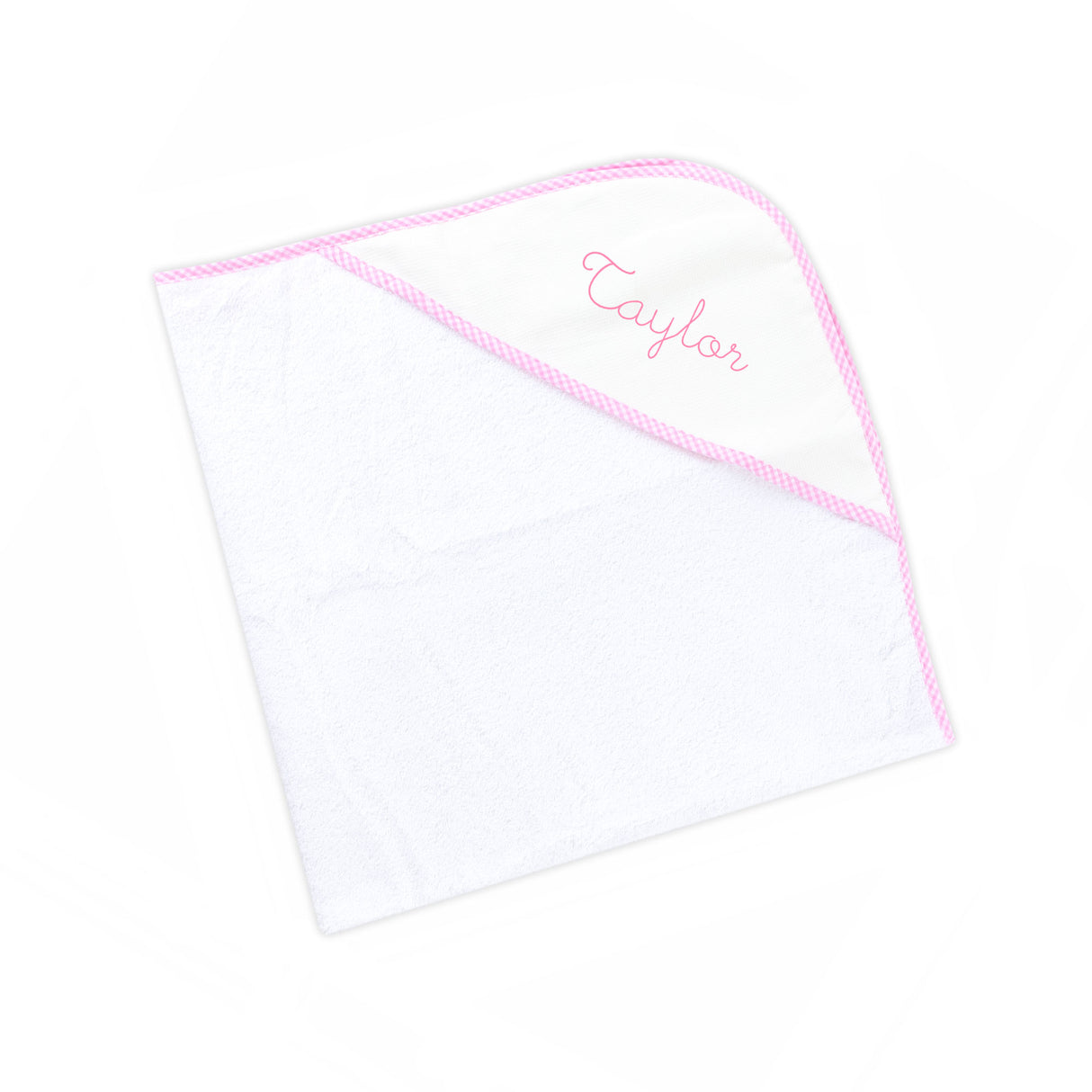 Gingham Hooded Towel