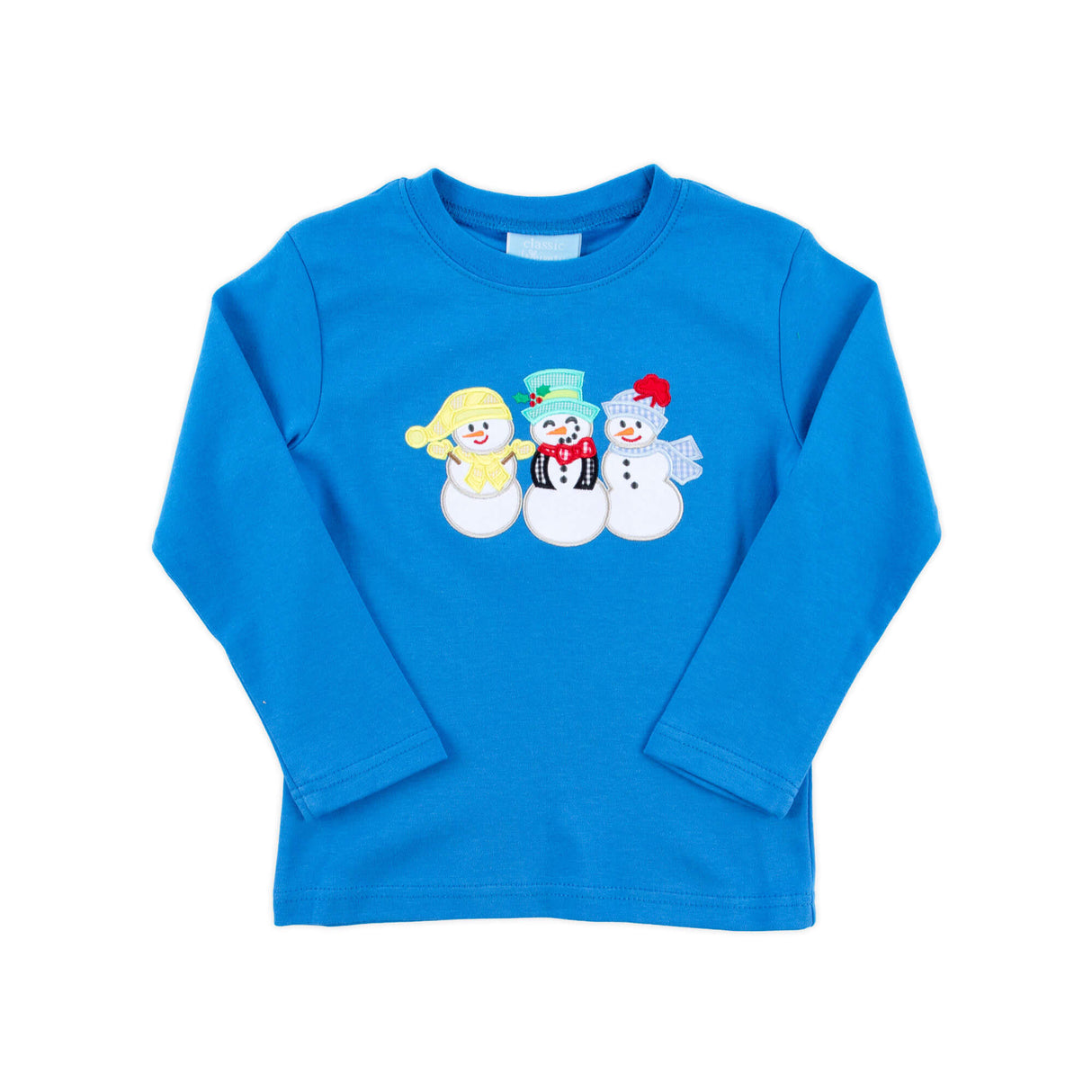 Snowman Royal Long Sleeve Shirt