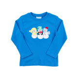 Snowman Royal Long Sleeve Shirt
