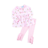 Vintage Santa Pink Eden Legging Set