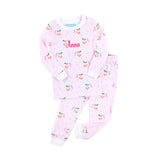 Vintage Santa Pink Pajamas