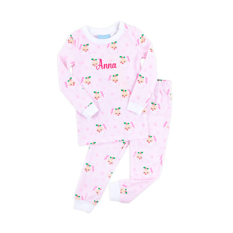 Vintage Santa Pink Pajamas